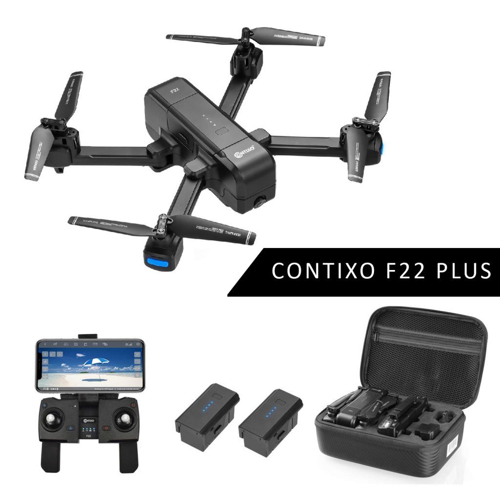 contixo f22 rc foldable quadcopter drone