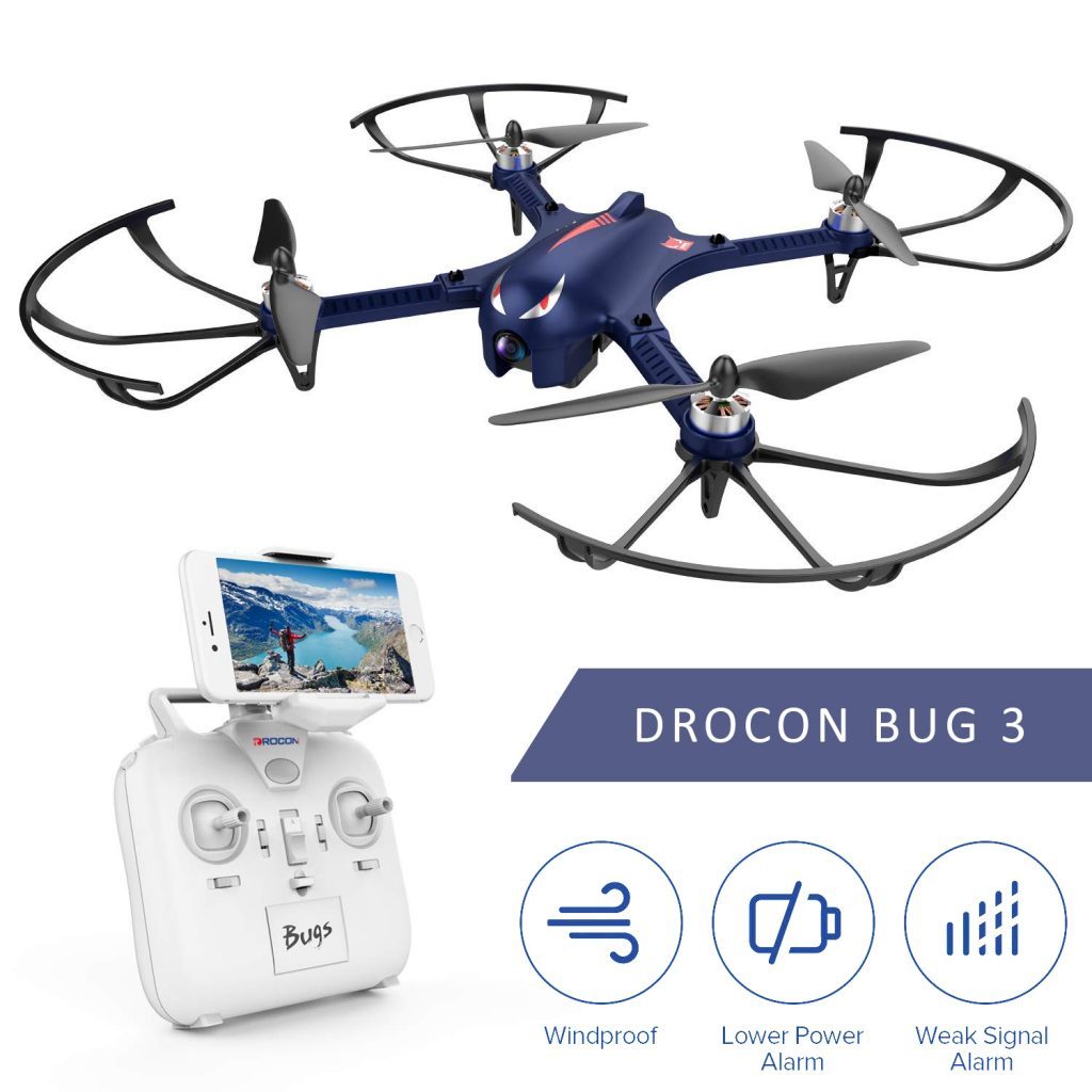 drocon bugs 3 is at #14 for best drones under 200 $