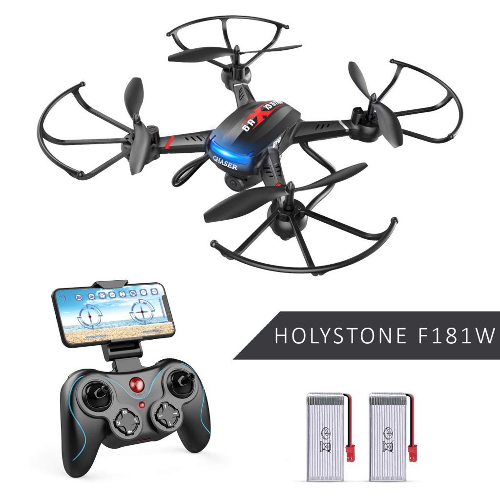 holy stone f181w chaser drone is at #8 for best drones under 200